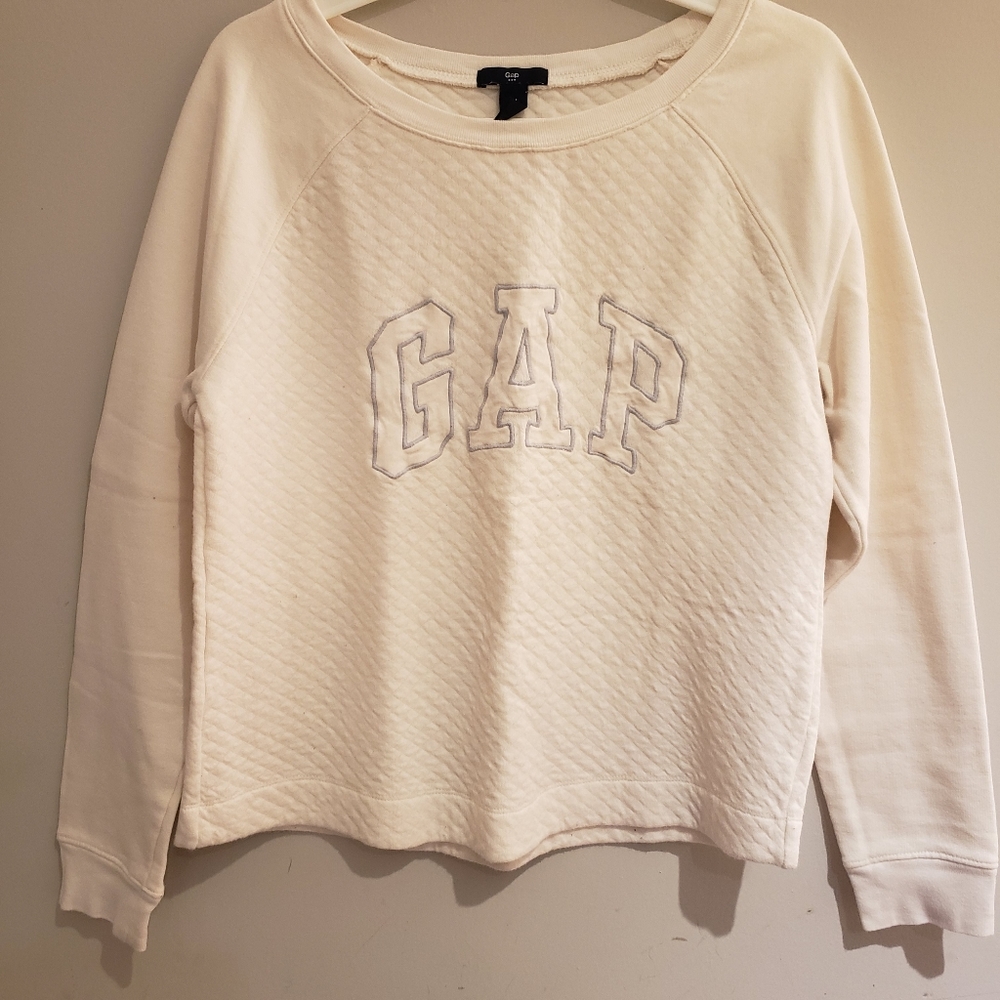 Gap Logo Sweatshirt - White